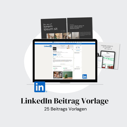 LinkedIn Brand Kit | minimalistic Design | Canva Template