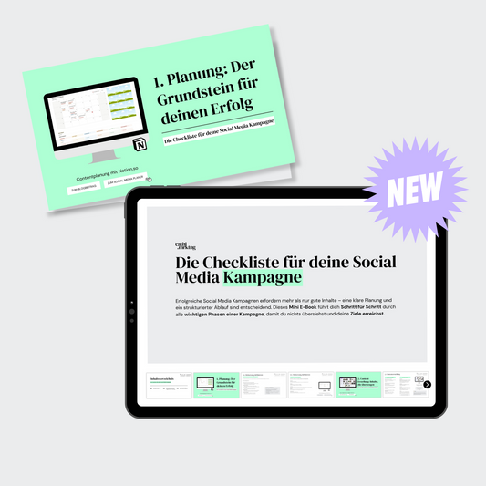 Die Checkliste für deine Social Media Kampagne | eBook zum Download