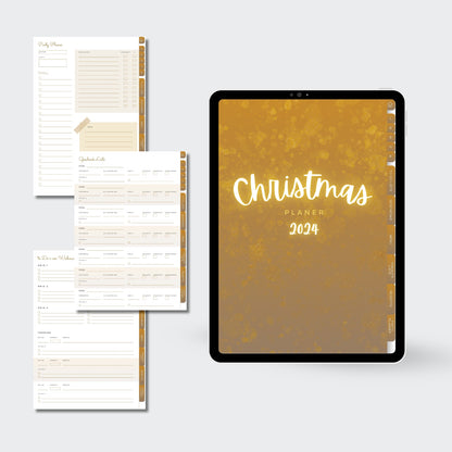 Christmas Planer, Weihnachten Kalender, digitaler Kalender, Organisation Weihnachten