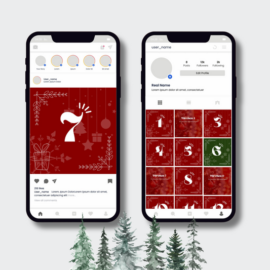 DigitalerAdventskalender-Instagram_Canva_vorlage_rot